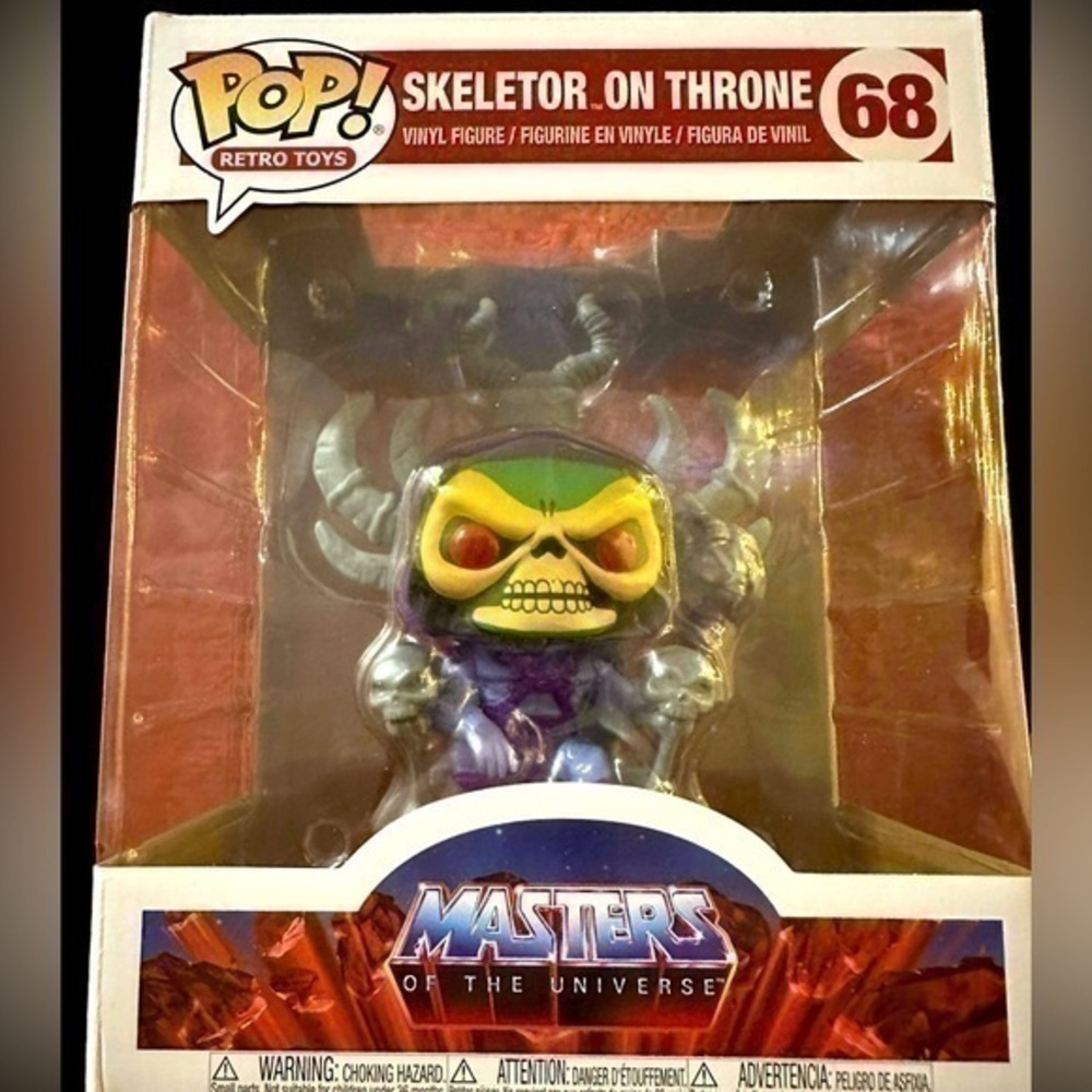 Funko Pop He Man Masters of the Universe Skeletor on Throne 68